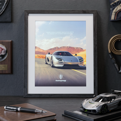 Koenigsegg Gemera Orijinal Dergi Reklamıdır (Sonradan Baskı Değildir)