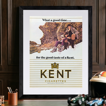 Kent “What a Good Time” Vintage İngilizce Orijinal Dönem Reklamıdır (Sonradan Baskı Değildir)