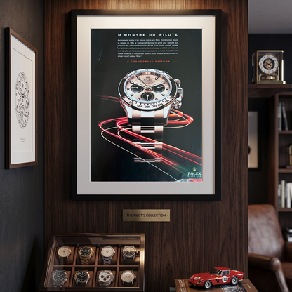 Rolex Oyster Perpetual Cosmograph Daytona Rose Gold - Orijinal Dönem Reklam Sayfasıdır (Sonradan Baskı Değildir).