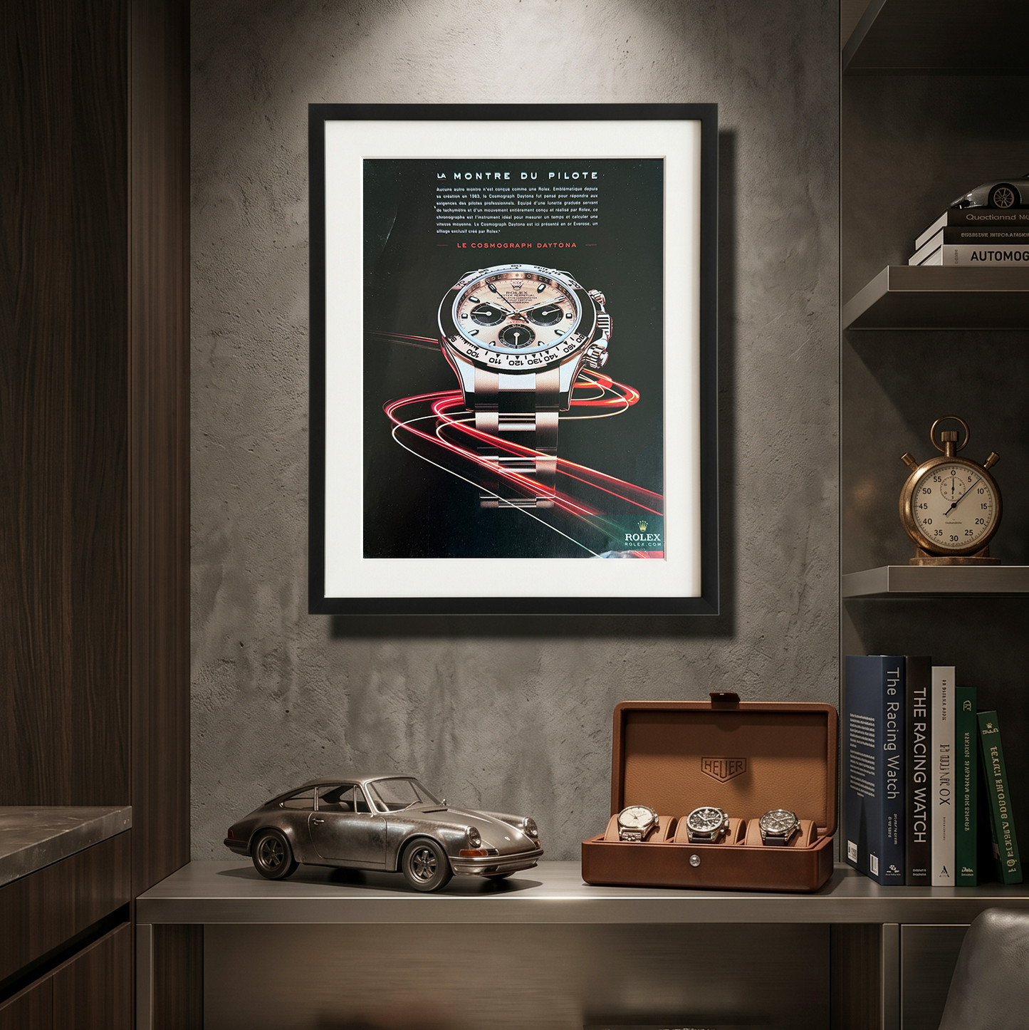 Rolex Oyster Perpetual Cosmograph Daytona Rose Gold - Orijinal Dönem Reklam Sayfasıdır (Sonradan Baskı Değildir).