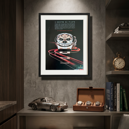 Rolex Oyster Perpetual Cosmograph Daytona Rose Gold - Orijinal Dönem Reklam Sayfasıdır (Sonradan Baskı Değildir).