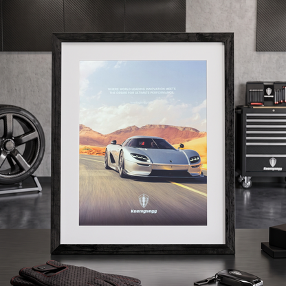 Koenigsegg Gemera Orijinal Dergi Reklamıdır (Sonradan Baskı Değildir)