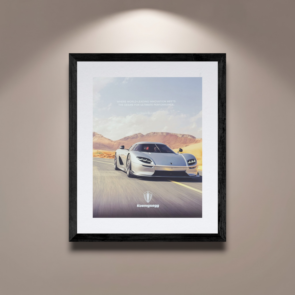 Koenigsegg Gemera Orijinal Dergi Reklamıdır (Sonradan Baskı Değildir)