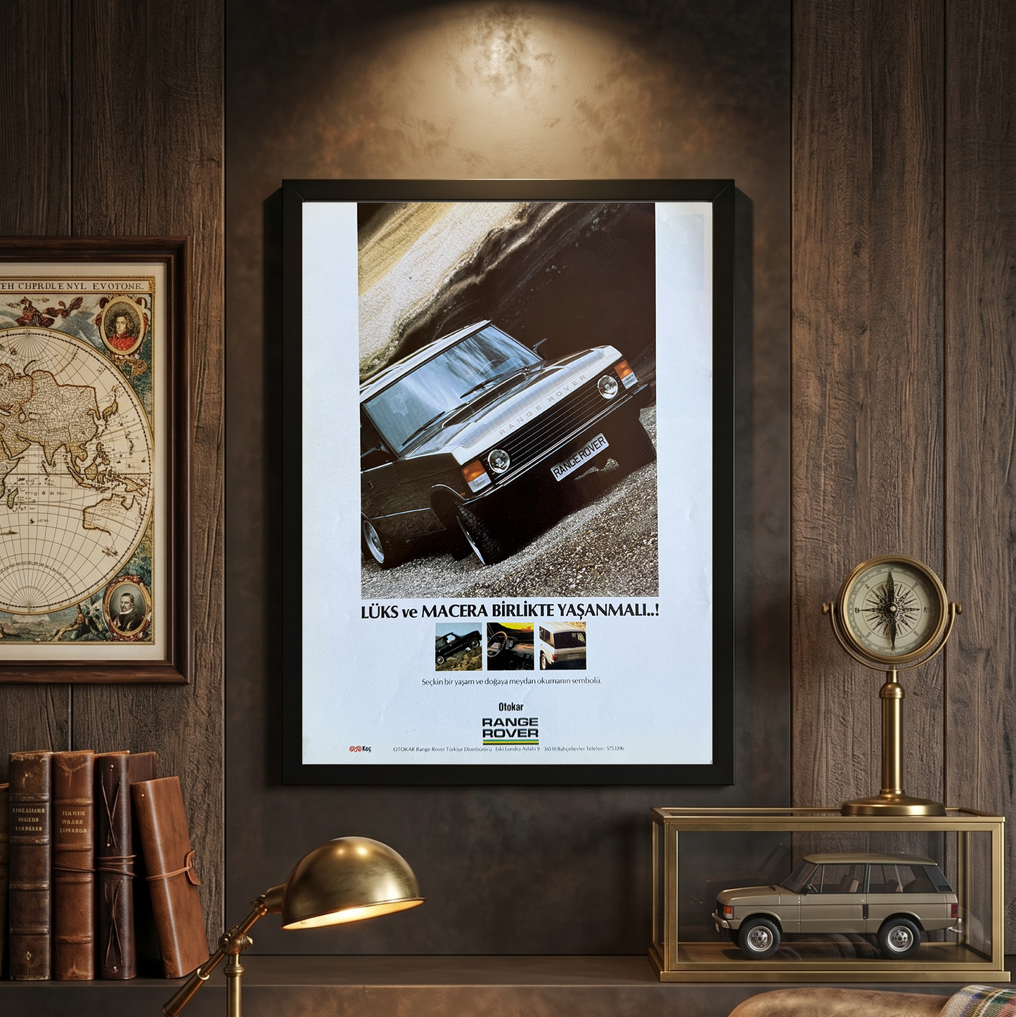 Range Rover – “Lüks ve Macera Birlikte Yaşanmalı!” Orijinal Türkiye Reklam Sayfasıdır (Sonradan Baskı Değildir).