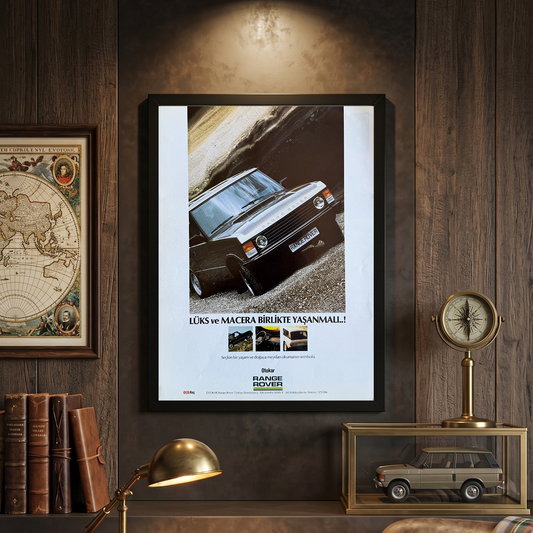 Range Rover – “Lüks ve Macera Birlikte Yaşanmalı!” Orijinal Türkiye Reklam Sayfasıdır (Sonradan Baskı Değildir).