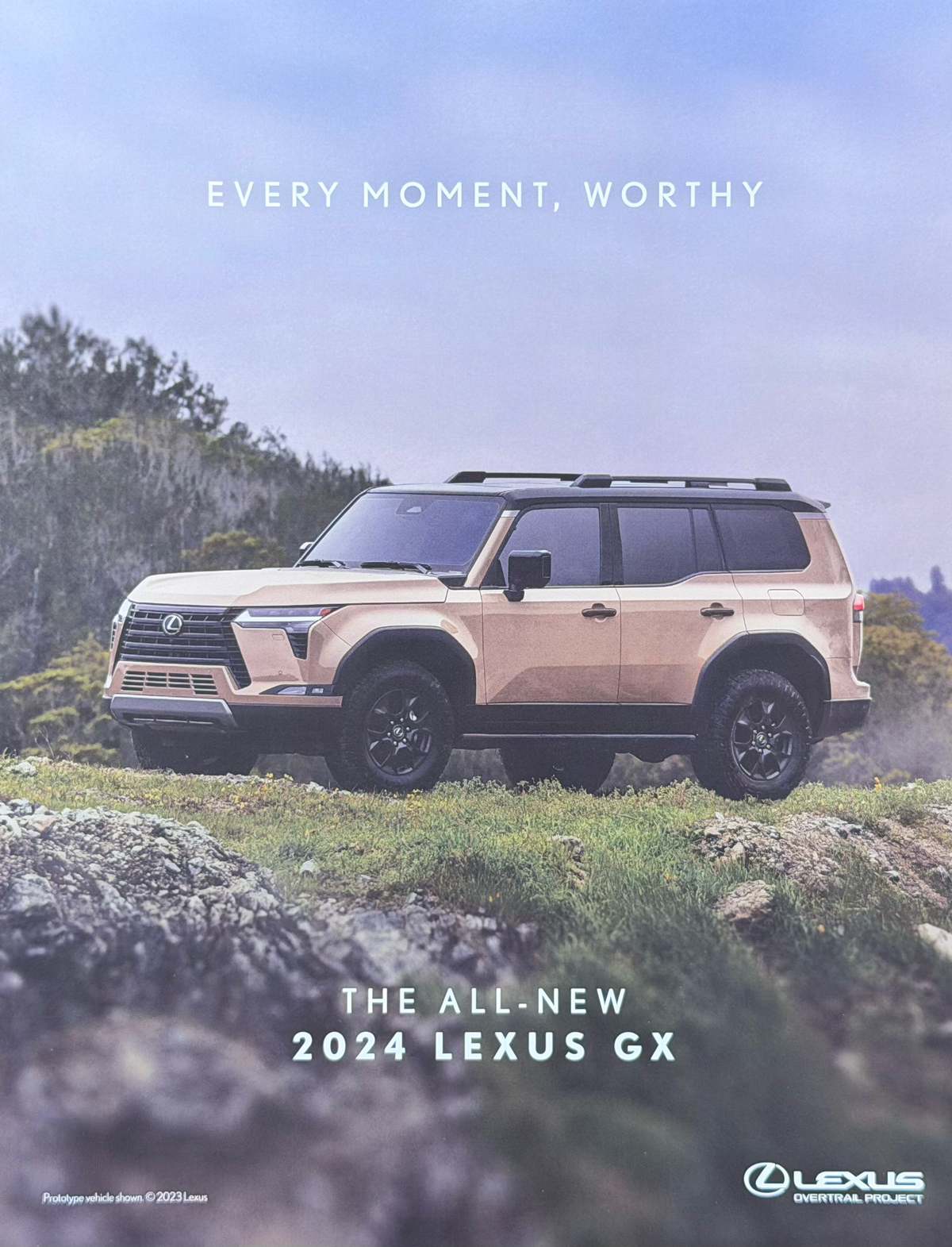 Lexus GX Overtrail Orijinal Dergi Reklamıdır (Sonradan Baskı Değildir)
