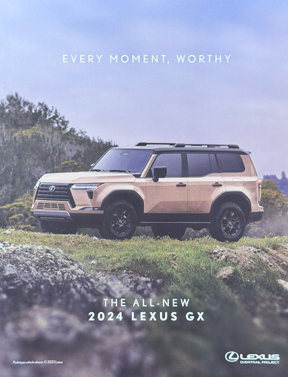 Lexus GX Overtrail Orijinal Dergi Reklamıdır (Sonradan Baskı Değildir)