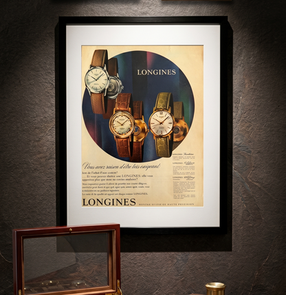 Longines Koleksiyonu “Zamansız Zarafet” 1961 Orijinal Dönem Reklamıdır (Sonradan Baskı Değildir).