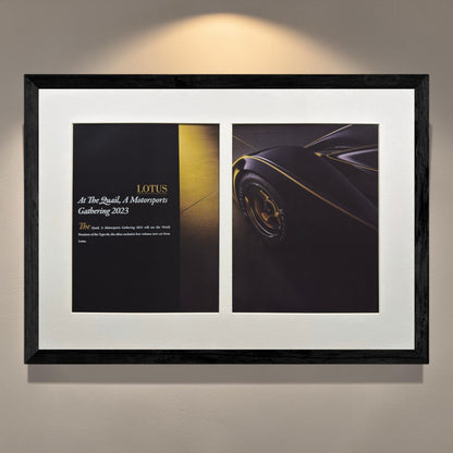 Lotus Type 66 - Orijinal Dönem Çift Sayfa Reklamı (Sonradan Baskı Değildir)