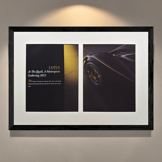 Lotus Type 66 - Orijinal Dönem Çift Sayfa Reklamı (Sonradan Baskı Değildir)