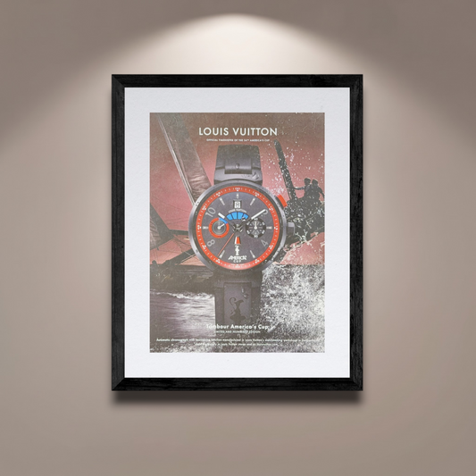 Louis Vuitton Tambour America’s Cup Otomatik Kronograf Orijinal Dönem Reklamıdır (Sonradan Baskı Değildir)