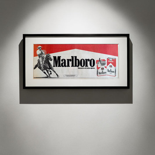 Marlboro “Dünyanın En Çok Satılan Sigarası” 1986 Orijinal Türkiye Dönem Reklamıdır (Sonradan Baskı Değildir).