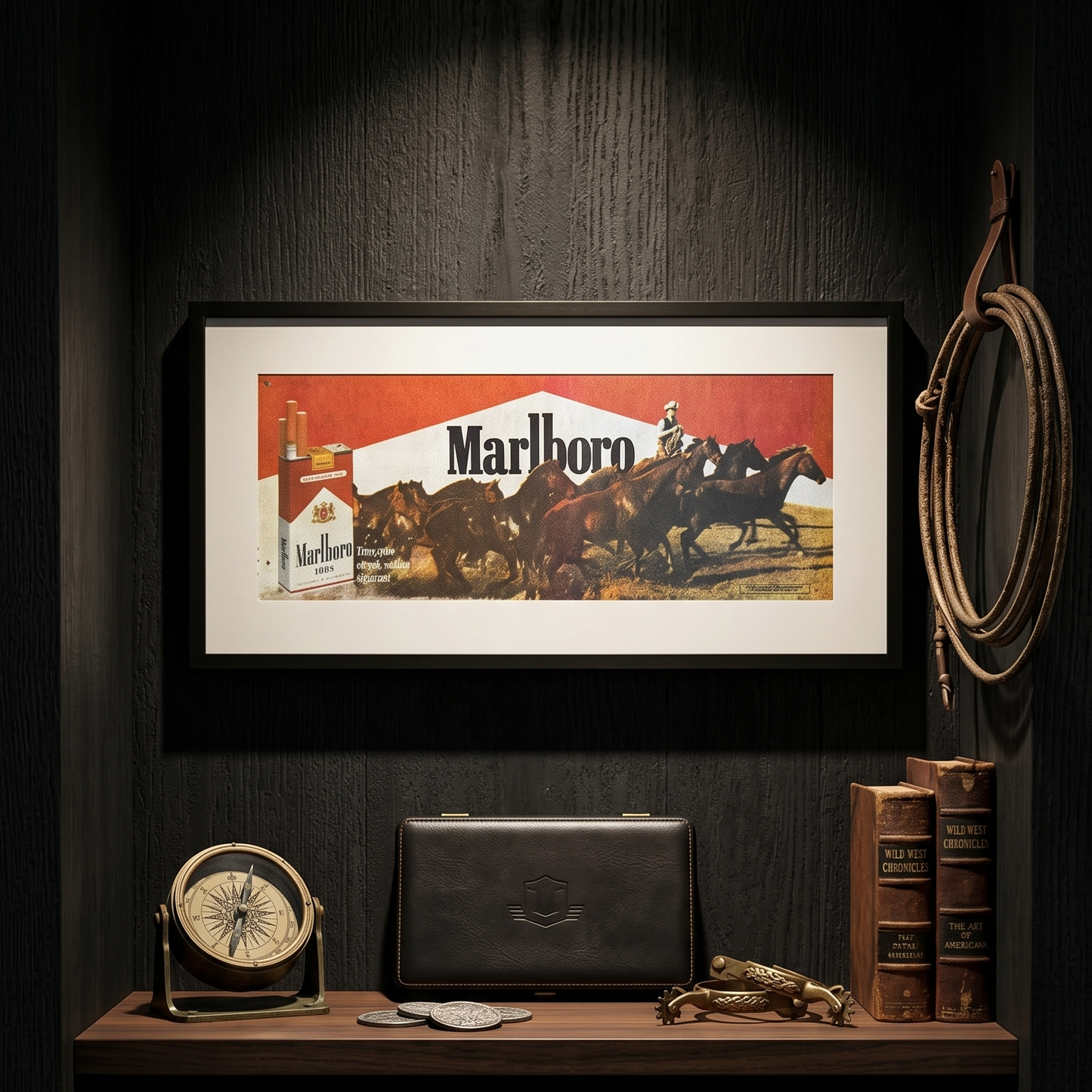 Marlboro “Dünyanın En Çok Satılan Sigarası – Kovboy Serisi” 1985 Orijinal Türkiye Dönem Reklamıdır (Sonradan Baskı Değildir).