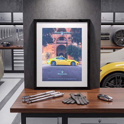 Maserati GranTurismo Trofeo Orijinal Dergi Reklamıdır (Sonradan Baskı Değildir)