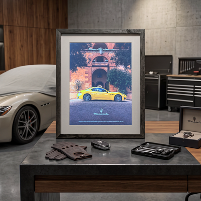 Maserati GranTurismo Trofeo Orijinal Dergi Reklamıdır (Sonradan Baskı Değildir)