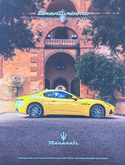 Maserati GranTurismo Trofeo Orijinal Dergi Reklamıdır (Sonradan Baskı Değildir)