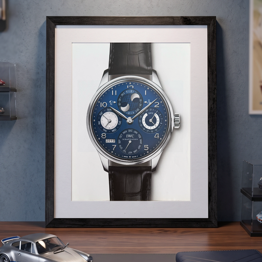 IWC Portugieser Perpetual Calendar 2010 Orijinal Dönem Reklamıdır (Sonradan Baskı Değildir)