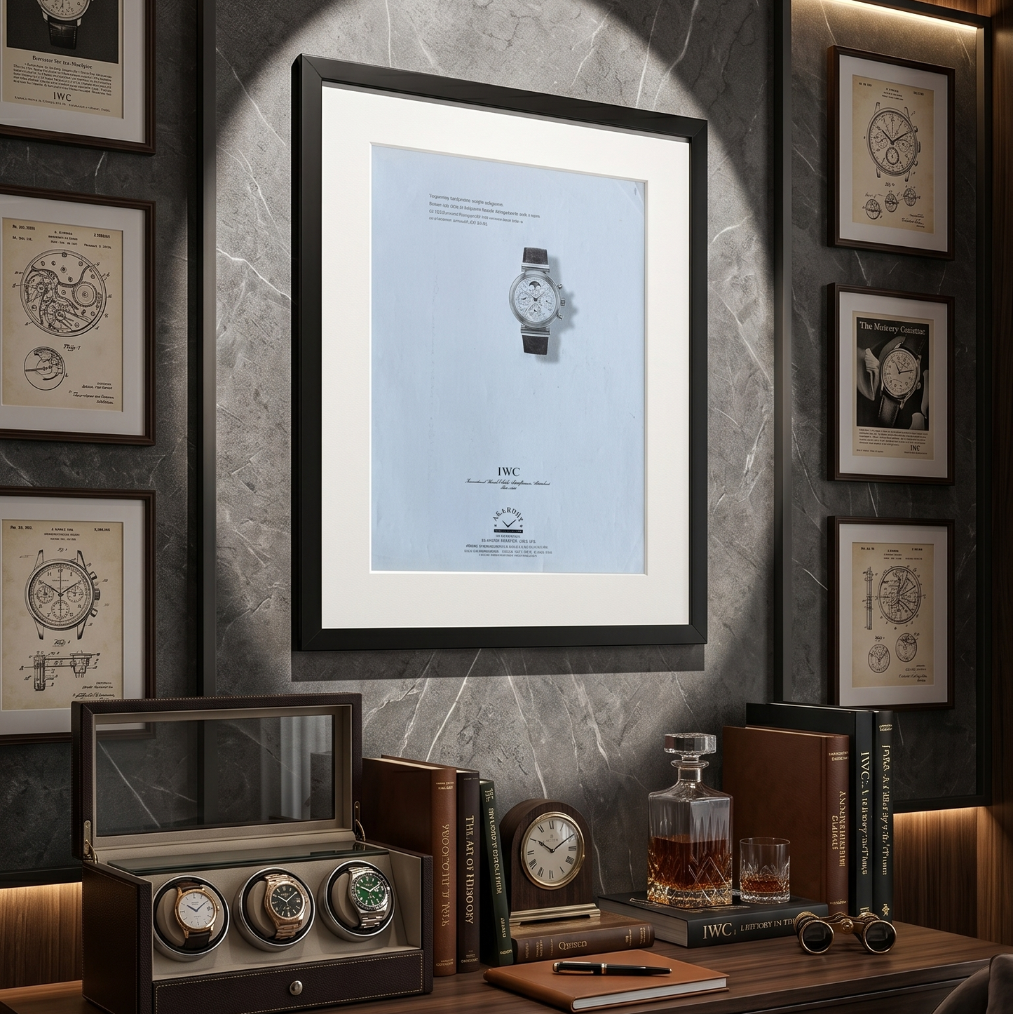IWC Da Vinci - Orijinal Türkiye Reklam Sayfasıdır (Sonradan Baskı Değildir).
