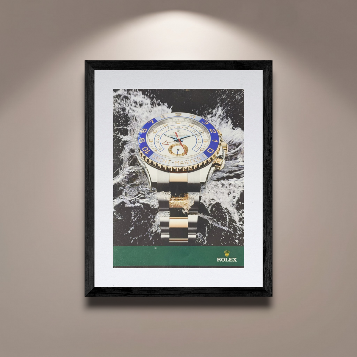 Rolex Yacht-Master II Ref. 116681 Everose Rolesor Orijinal Dönem Reklamıdır (Sonradan Baskı Değildir)