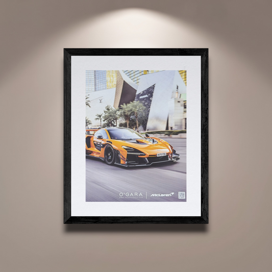 McLaren Senna Orijinal Dergi Reklamıdır (Sonradan Baskı Değildir)