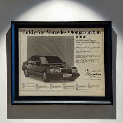 Mercedes Otomarsan Vintage Orijinal Türkiye Dönem Reklamıdır (Sonradan Baskı Değildir)
