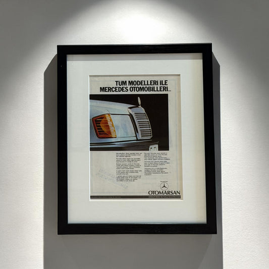 Mercedes Otomarsan Vintage Orijinal Türkiye Dönem Reklamıdır (Sonradan Baskı Değildir)