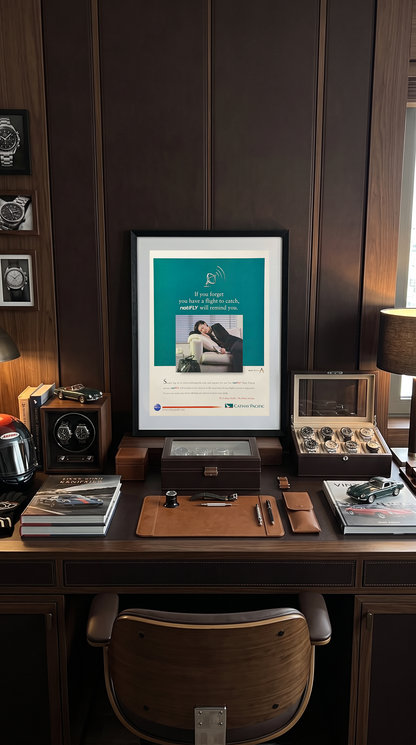 Cathay Pacific “If You Forget” Orijinal Dönem Reklamıdır (Sonradan Baskı Değildir)