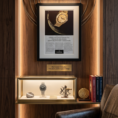 OMEGA Seamaster Cosmic Calendar Day Orijinal Dönem Reklamıdır (Sonradan Baskı Değildir)