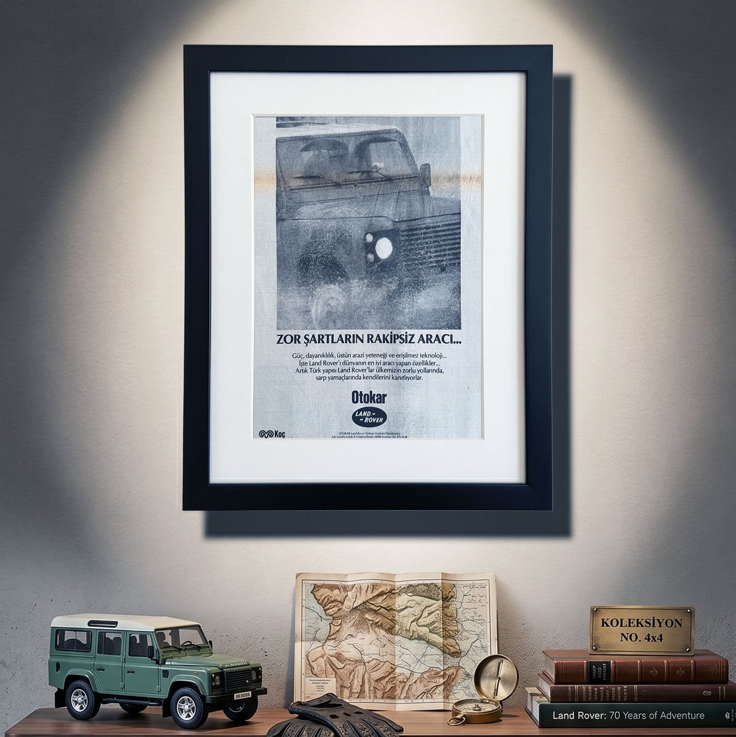 Otokar Land Rover Zor Şartların Rakipsiz Aracı…- Orijinal Türkiye Reklam Sayfasıdır (Sonradan Baskı Değildir).