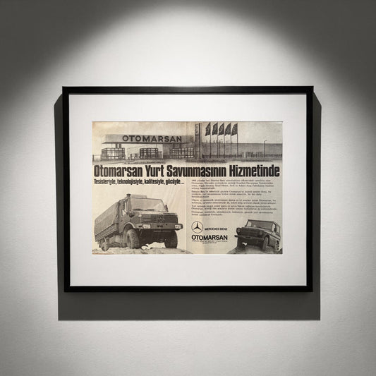 Otomarsan – “Yurt Savunmasının Hizmetinde” 1987 Orijinal Türkiye Reklam Sayfasıdır (Sonradan Baskı Değildir).