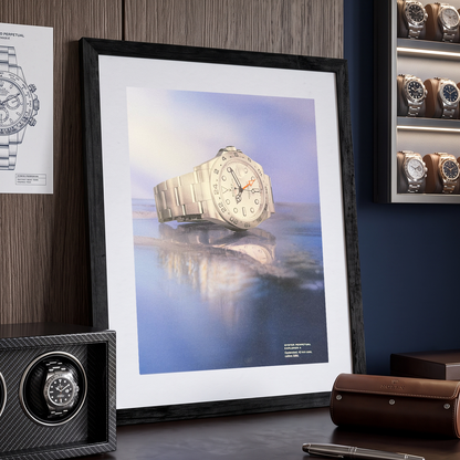 Rolex Oyster Perpetual Explorer II Beyaz Kadran Orijinal Dergi Reklamıdır (Sonradan Baskı Değildir)