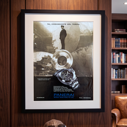 Panerai – Luminor Marina Automatic Orijinal Dönem Reklam Sayfasıdır (Sonradan Baskı Değildir).