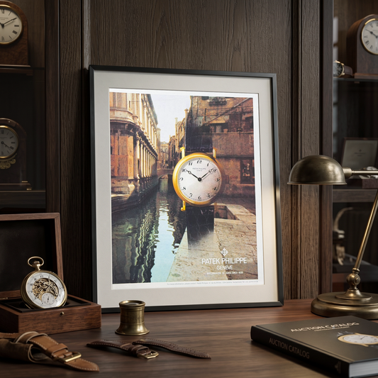 Patek Philippe “Venedik” 1990’lar Orijinal Dönem Reklamıdır (Sonradan Baskı Değildir).
