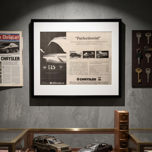 Chrysler Jeep Grand Cherokee – “Perfectionist” 1995 Türkiye Orijinal Dönem Reklamıdır (Sonradan Baskı Değildir).