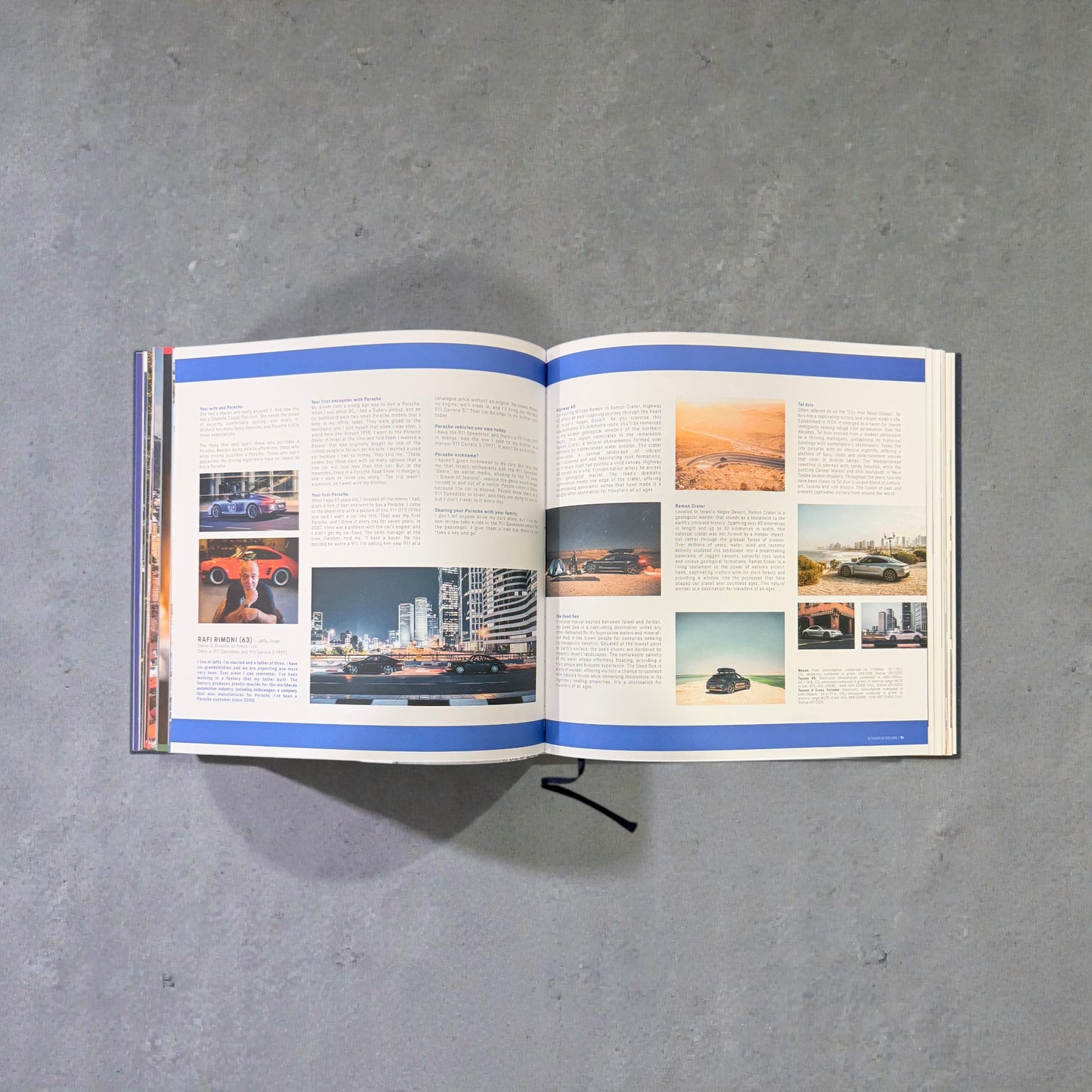 Porsche Central– “15 Years of Dreams” Porsche Central and Eastern Europe Özel Koleksiyon Coffee Book.