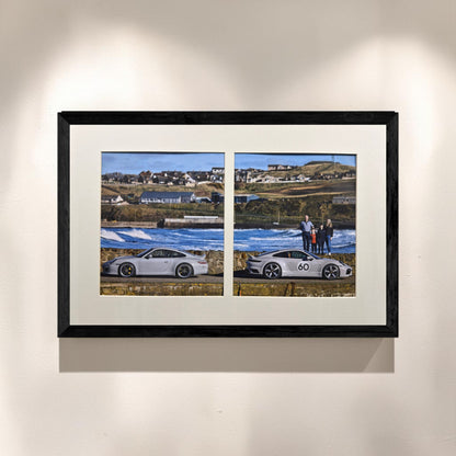 Porsche 911 – The Road Home  Orijinal Dönem Çift Sayfa Reklamı (Sonradan Baskı Değildir)