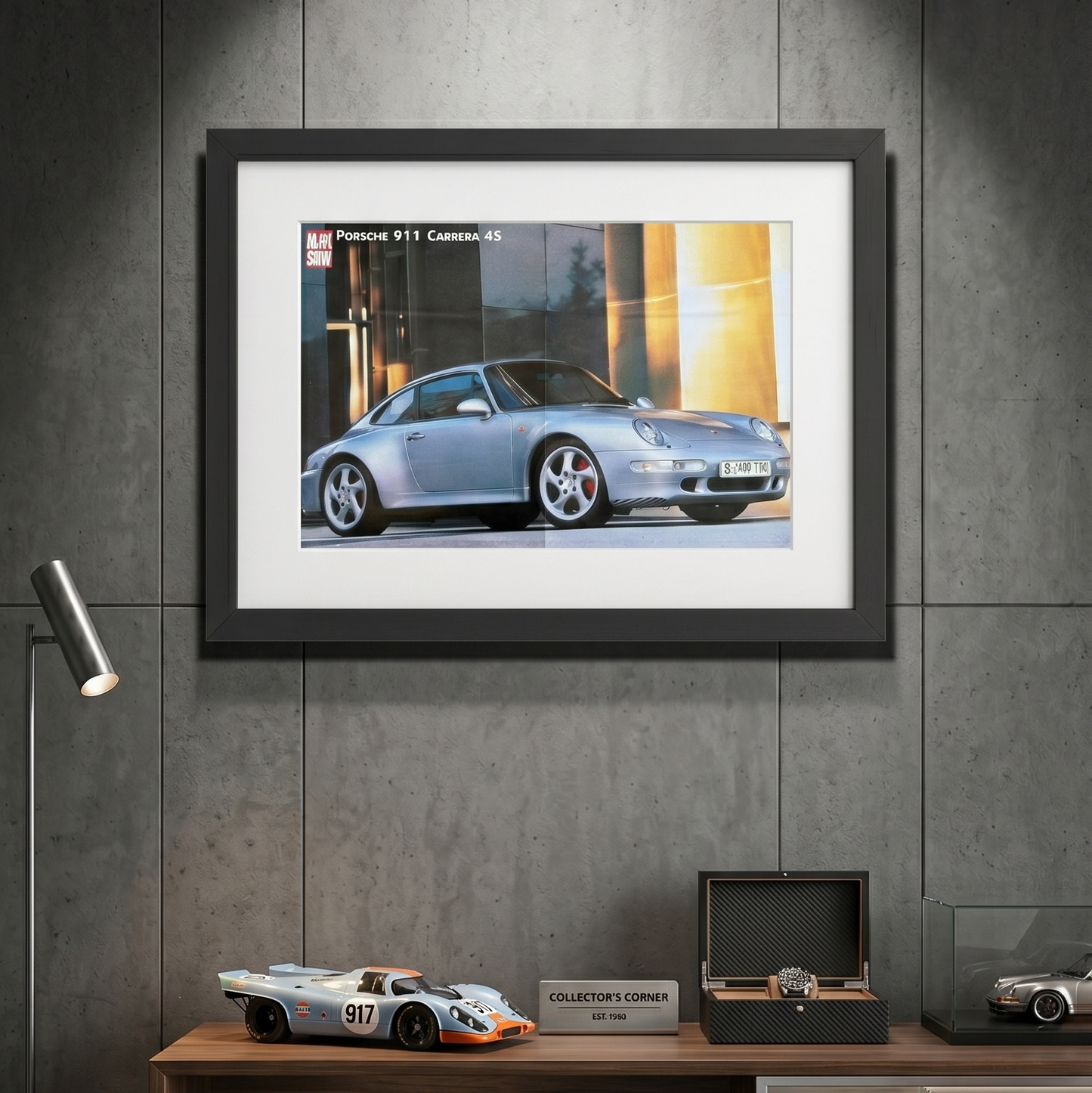 Auto Show Türkiye – Porsche 911 Carrera 4S (993) Orijinal Dergi Posteridir (Sonradan Baskı Değildir).