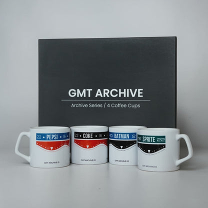 GMT Archive – Watch Collector Coffee Cup Set (4’lü Koleksiyon)