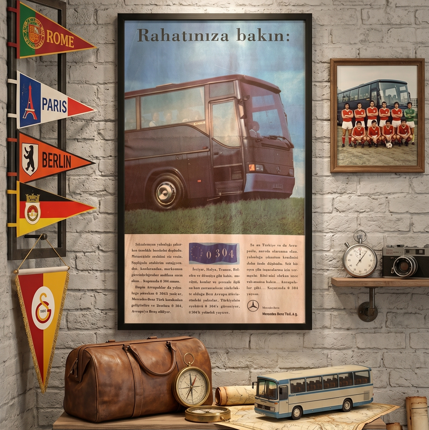 Mercedes-Benz O 304  1993 Orijinal Türkiye Reklam Sayfasıdır (Sonradan Baskı Değildir).