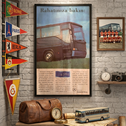 Mercedes-Benz O 304  1993 Orijinal Türkiye Reklam Sayfasıdır (Sonradan Baskı Değildir).