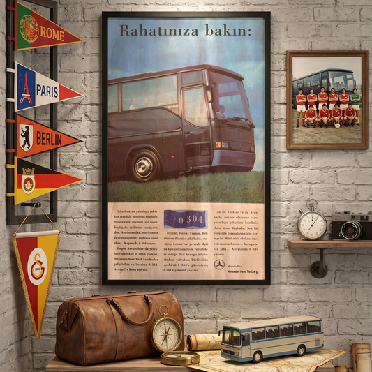 Mercedes-Benz O 304  1993 Orijinal Türkiye Reklam Sayfasıdır (Sonradan Baskı Değildir).