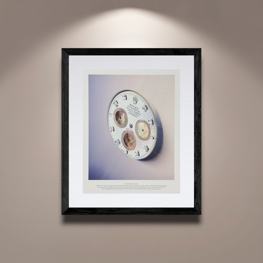 Rolex Oyster Perpetual Cosmograph Daytona “Mother-of-Pearl” İngilizce Orijinal Dergi Reklamıdır (Sonradan Baskı Değildir)