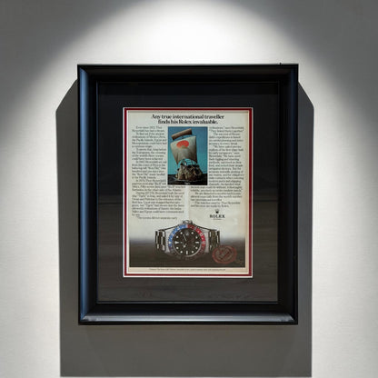 Rolex Pepsi Neo Vintage Orijinal Dönem Reklamıdır (Sonradan Baskı Değildir)