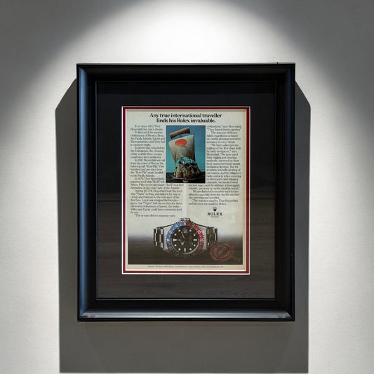 Rolex Pepsi Neo Vintage Orijinal Dönem Reklamıdır (Sonradan Baskı Değildir)
