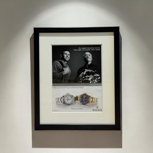 Rolex Explorer II ve Subimariner Neo-Vintage Orijinal Dönem Reklamıdır (Sonradan Baskı Değildir)