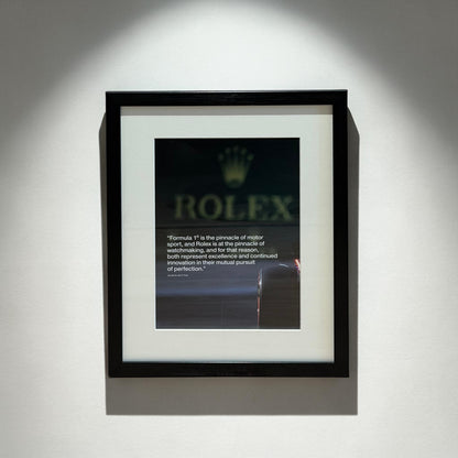 Rolex x Formula 1 Excellence. Orijinal Dönem Reklamıdır (Sonradan Baskı Değildir)