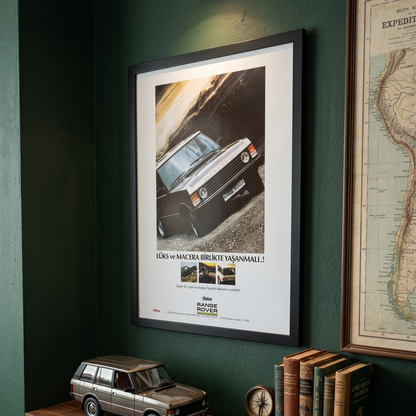 Range Rover – “Lüks ve Macera Birlikte Yaşanmalı!” Orijinal Türkiye Reklam Sayfasıdır (Sonradan Baskı Değildir).