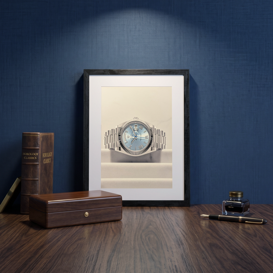 Rolex Day‑Date 40 Platinum “Ice‑Blue” Orijinal Dergi İlanıdır (Sonradan Baskı Değildir).