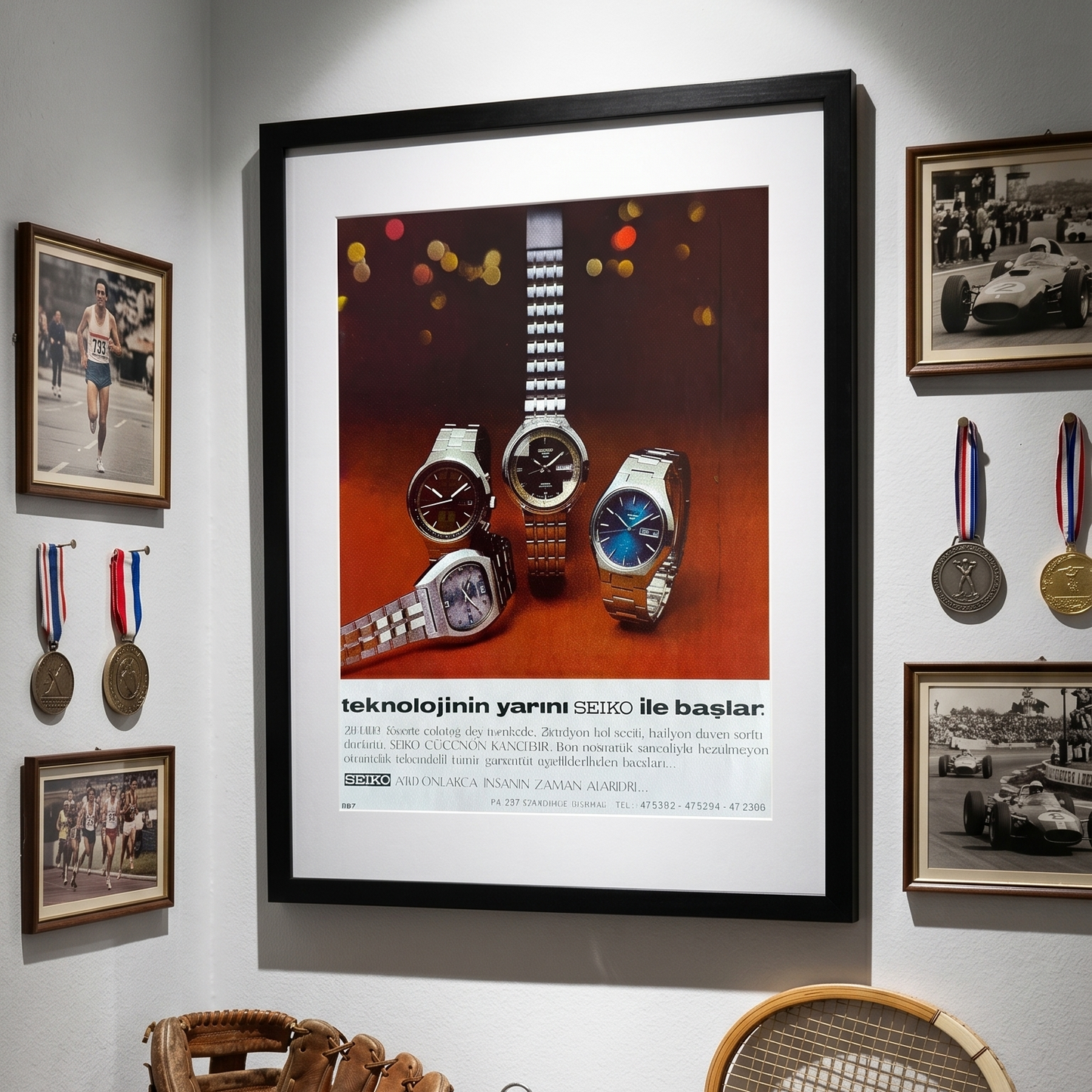 Seiko Koleksiyonu “Teknolojinin Yarını Seiko ile Başlar” 1976 Orijinal Türkiye Dönem Reklamıdır (Sonradan Baskı Değildir).