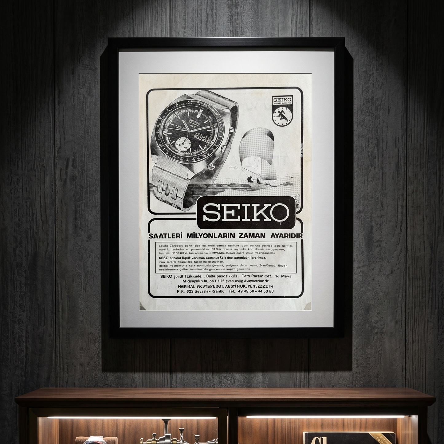 Seiko “Saatleri Milyonların Zaman Ayarıdır” 1976 Orijinal Türkiye Dönem Reklamıdır (Sonradan Baskı Değildir).
